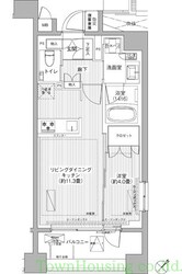 イニシア築地レジデンスの物件間取画像